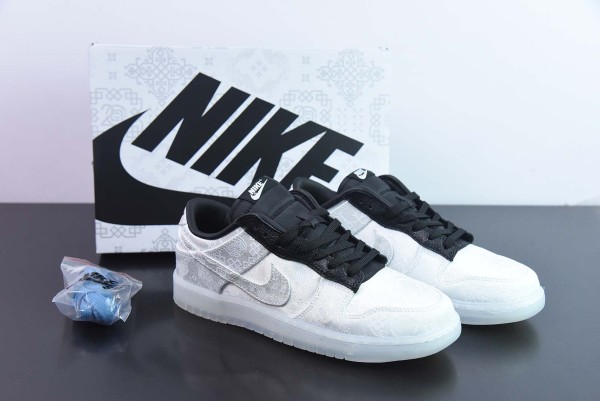 Clot x Fragment x Nike Dunk Low Retro Casual Board Shoes Street Sneakers