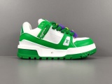 Louis Vuitton Trainer Maxi Unisex Casual Chessboard Fashion Cricket Shoes