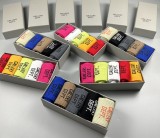 Gallery Dept Classic Letter Print Cotton Socks Fashion Casual Candy Color Sports Calf Socks 5 Pairs/Box