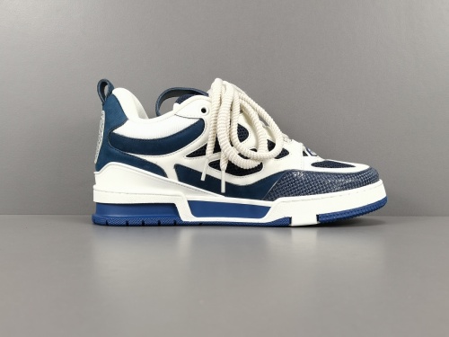 Louis Vuitton SKATE Men Lace-Up Casual Chessboard Fashion Cricket Shoes