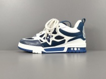 Louis Vuitton SKATE Men Lace-Up Casual Chessboard Fashion Cricket Shoes