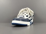 Louis Vuitton SKATE Men Lace-Up Casual Chessboard Fashion Cricket Shoes