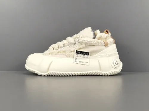 xVESSEL G.O.P. 2.0 MARSHMALLOW Lows White Unisex Breathable Canvas Shoes Fashion Board Shoes