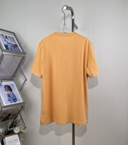 Heemes Couple Logo Print Short Sleeve Fashion Round Neck Cotton T-shirt