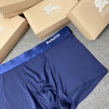 Burberry Classic Fashion Boxer Briefs Breathable Non-Marking Underwear 3 Pieces/Box