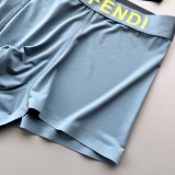 FENDI Classic Fashion Boxer Briefs Breathable Dyeing Glue Paste Print Underwear 3 Pieces/Box