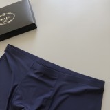 Prada Classic Fashion Boxer Briefs Breathable Dyeing Glue Paste Print Underwear 3 Pieces/Box