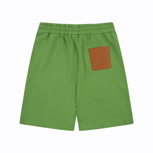 LOEWE Unisex Classic Full Logo Print Cotton Shorts Causal Loose Jacquard Shorts