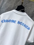 Chrome Hearts Painted Graffiti Smiling Face Horseshoe T-shirt Unisex Sanskrit Printed Short Sleeve