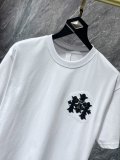 Chrome Hearts Cross Panel Letter Embroidery Short Sleeve