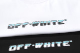 Off White Classic Arrows Print Cotton Short Sleeve T-shirt