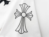 Chrome Hearts Embroidered Cross Short Sleeve Fashion Casual Cotton T-shirt