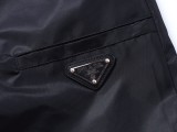 PRADA Unisex Classic Metal Triangle Marker Work Shorts Causal Fashion Shorts