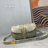 Dior BOBBY Retro Printed Crossbody Bag Size：20*13*5CM