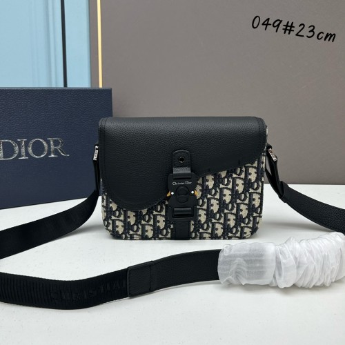 Dior Classic Jacquard Cowhide Casual Crossbody Bag Size: 23*17*6 CM