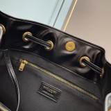 Yves Saint Laurent Double Shoulder Crossbody Bag Bucket Bag Size:32*29*4CM