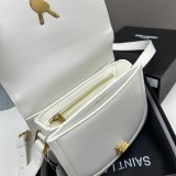 Yves Saint Laurent New Cowhide Crossbody Saddle Bag Size：19*16*6CM