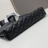Yves Saint Laurent Quilted Sheep Leather Shopping Bag Tote Bag