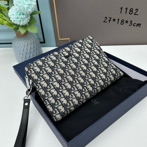 Dior Waterproof Handbag Fashion Cowhide Crossbody Bag Size:27*18*3 CM