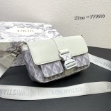 Dior Hit The Road Handbag Nylon Jacquard Shoulder Strap Crossbody Bag Size：27*17*9 CM