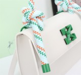 Off White Fashion Green Arrows Handbag Crossbody Bag White Size：22*15*7 CM