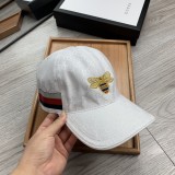 Gucci Fashion Bee Embroidery Causal Baseball Cap Hat 