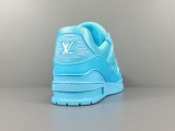Louis Vuitton Trainer Maxi Unisex Casual Chessboard Fashion Cricket Shoes