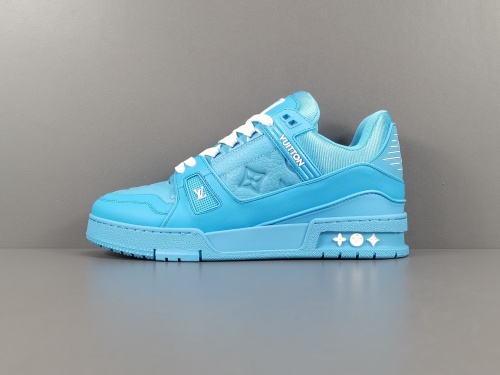 Louis Vuitton Trainer Maxi Unisex Casual Chessboard Fashion Cricket Shoes