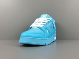 Louis Vuitton Trainer Maxi Unisex Casual Chessboard Fashion Cricket Shoes
