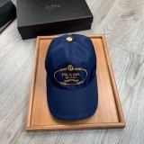 New Prada Classic Fashion Embroidered Logo Baseball Cap Hat