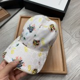 Gucci Fashion Tiger Head Print Causal Baseball Cap Hat