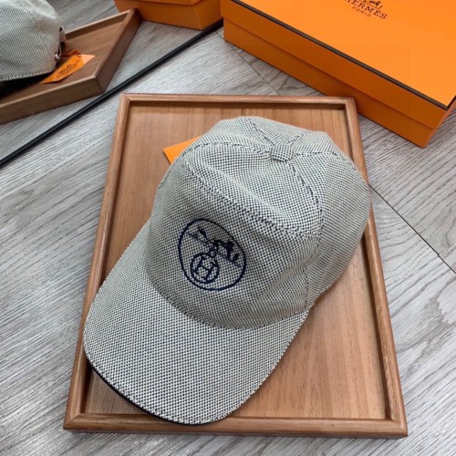 Hermes Fashion Classic Embroidery Causal Baseball Cap Hat