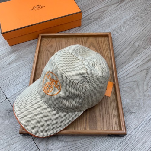 Hermes Fashion Classic Embroidery Causal Baseball Cap Hat