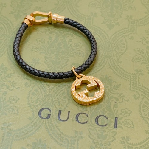 Gucci Anger Forest Classic Double G Vintage Silver Bracelet Size 18.5 19.5 20.5 21.5