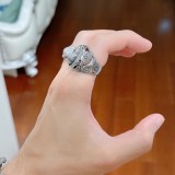 Gucci Anger Forest Vintage Handmade Guanyin Buddha Ring