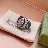 Gucci Anger Forest Vintage Handmade Guanyin Buddha Ring