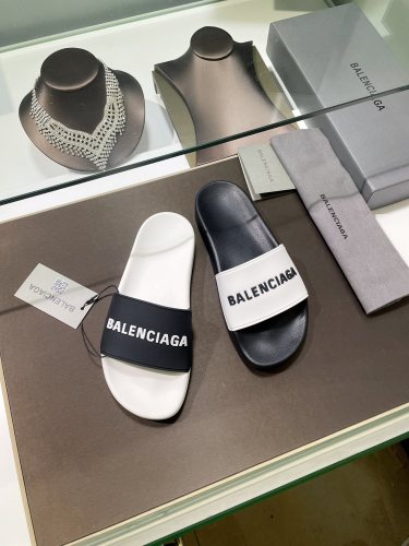Balenciaga Classic Letter Logo Unisex Simple Casual Fashion Slippers