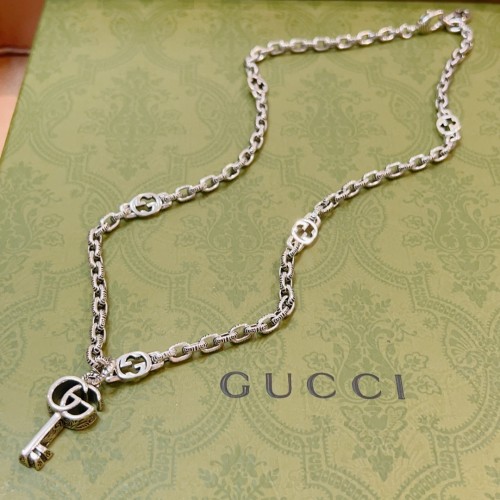 Gucci Anger Forest Double G Vintage Classic Collection Key Necklace