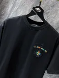Chrome Hearts Embroidered Colorful Classic Cross Horseshoe Short Sleeve Tee