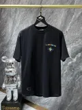 Chrome Hearts Embroidered Colorful Classic Cross Horseshoe Short Sleeve Tee