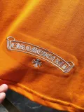 Chrome Hearts Embroidered Colorful Classic Cross Horseshoe Short Sleeve Tee