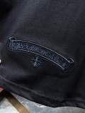 Chrome Hearts Embroidered Colorful Classic Cross Horseshoe Short Sleeve Tee