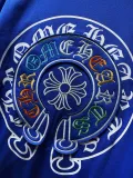 Chrome Hearts Embroidered Colorful Classic Cross Horseshoe Short Sleeve Tee