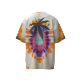 Gallery Dept Tie Dye Printed Short Sleeve Couple High Street Casual T-shirt