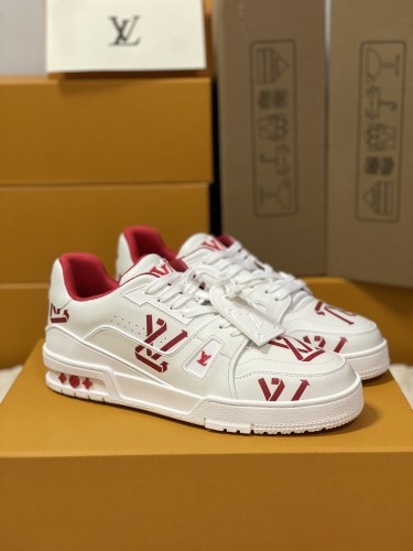 Louis Vuitton Trainer Fashion 5D Printing Shoes Unisex Rendering Sneakers Virgil Abloh