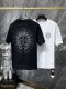 Chrome Hearts Classic Horseshoe Overlapping Print Short Sleeve T-shirt