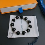 Louis Vuitton Classic Retro Rock Punk Agate Style Bracelet