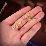 Louis Vuitton Classic Alphabet Ear Studs
