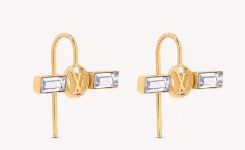 Louis Vuitton Classic Alphabet Ear Studs