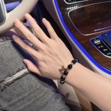 Louis Vuitton Classic Retro Rock Punk Agate Style Bracelet